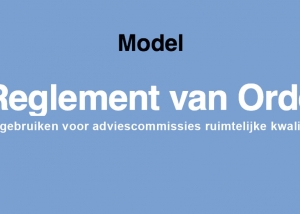 Model Adviescommissies ruimtelijke kwaliteit